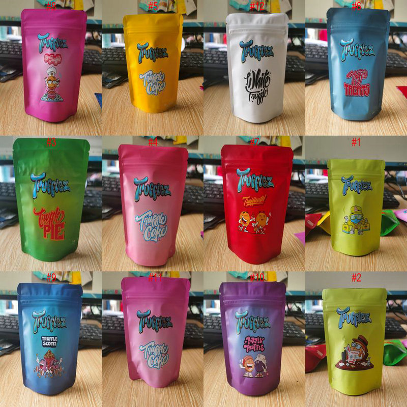 

Trufflez Packing Mylar Bags 3.5 Gram Zipper Bag 3.5g Empty Stash Package Purple Truffle Green Pie Yellow Cake Armygreen Treats jllGSh