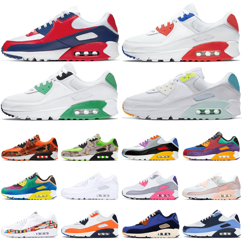 

men women running shoes chaussures USA White Green Ultramarine Be True Black Infrared UNC South Beach Mens Trainers Outdoor Sports Sneakers size 36-45, Triple white