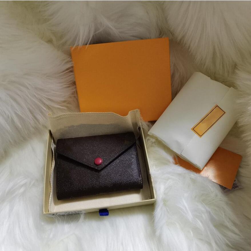 

Fashion wholesale men multicolor Coin Wallets short Wallet Color Card Holders original box women's classic zipper pocket holder, Orange (short)