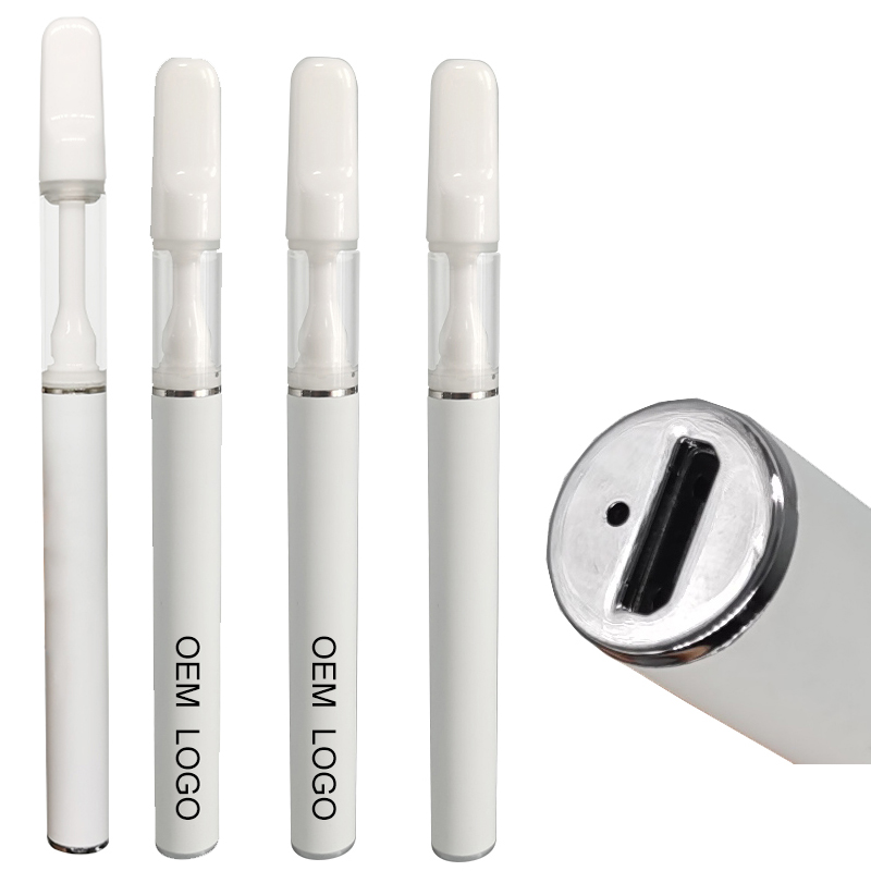 

Full Ceramic Disposable Vape Pen Cartridges 1.0ml 0.5ml Empty E-Cigarettes 290 mAh Bottom USB Charging Rechargeable Battery Starter Kit Lead