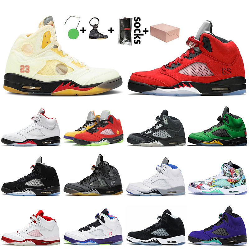 

With Box Luxurys Designers Mens Basketball Shoes 5s Jumpman 5 Fired Red Raging Bull 2021 Anthracite Oregon Ducks What The Oreo Trainers Sneakers, No.5 se oregon ducks 40-47