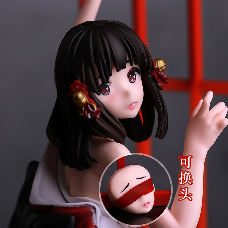

Anime Native Magicbullet Kalmia Sexy Girl Figure Ade-Sugata III PVC Action Figure Adult Model X0503