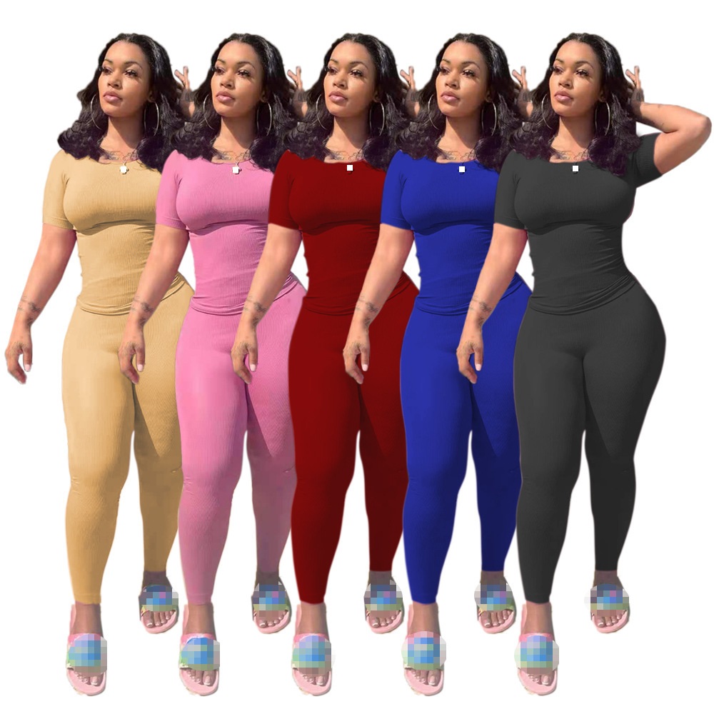 

tracksuits 2 piece outfit wholesale items crop top plus size pants sets women clothing, Contact