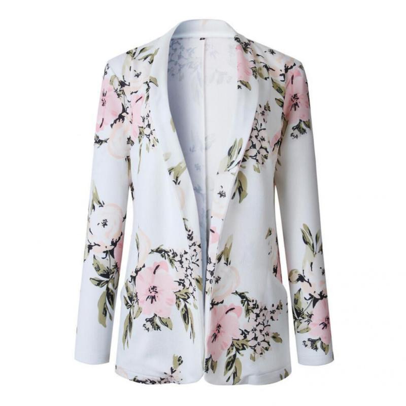 printed blazer womens
