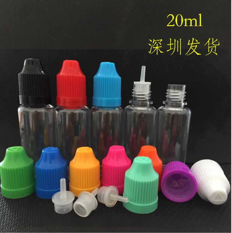

Others Apparel 20ML E-Cig E-liquid Chubby Gorilla Plastic Sharp Spout Vape Juice Essence Dropper Bottles PET Transparent Unicorn Empty Bottles with Childproof Caps