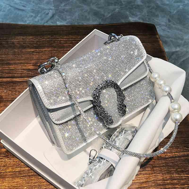 

Luxury designer Crossbody Shoulder Backpack Handbags Tote bag Bags Handbags Wallet Purse Online High Quality Flash Diamond Rhinestone Ladies