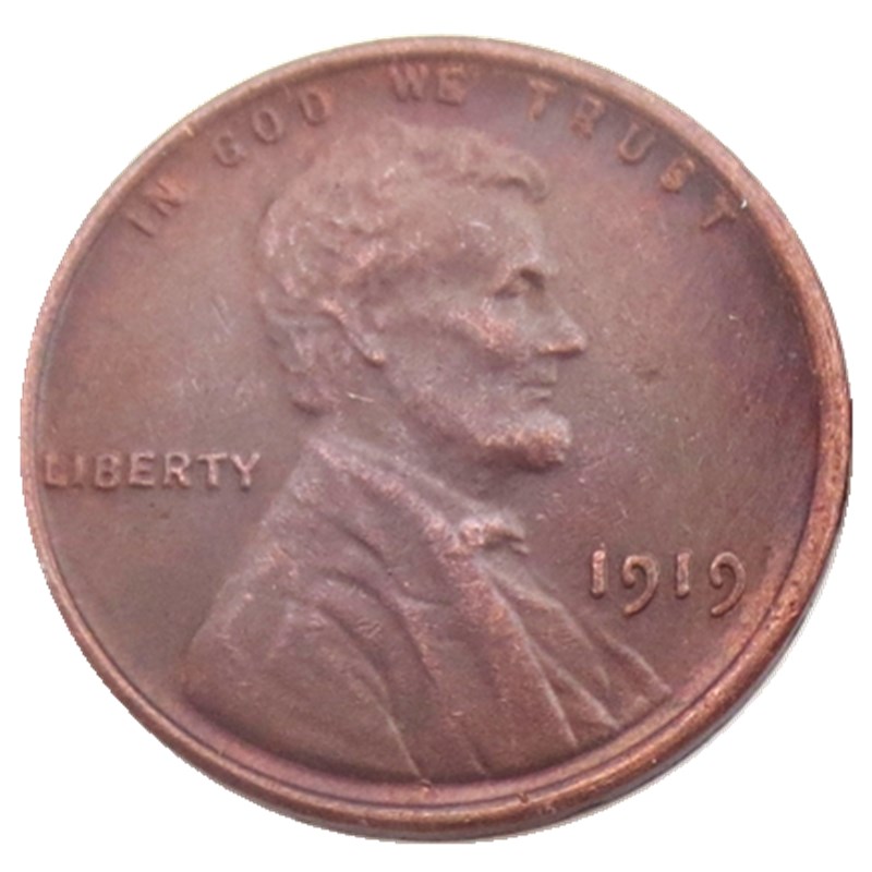 

US Lincoln One Cent 1919-PSD 100% Copper Copy Coins metal craft dies manufacturing factory Price