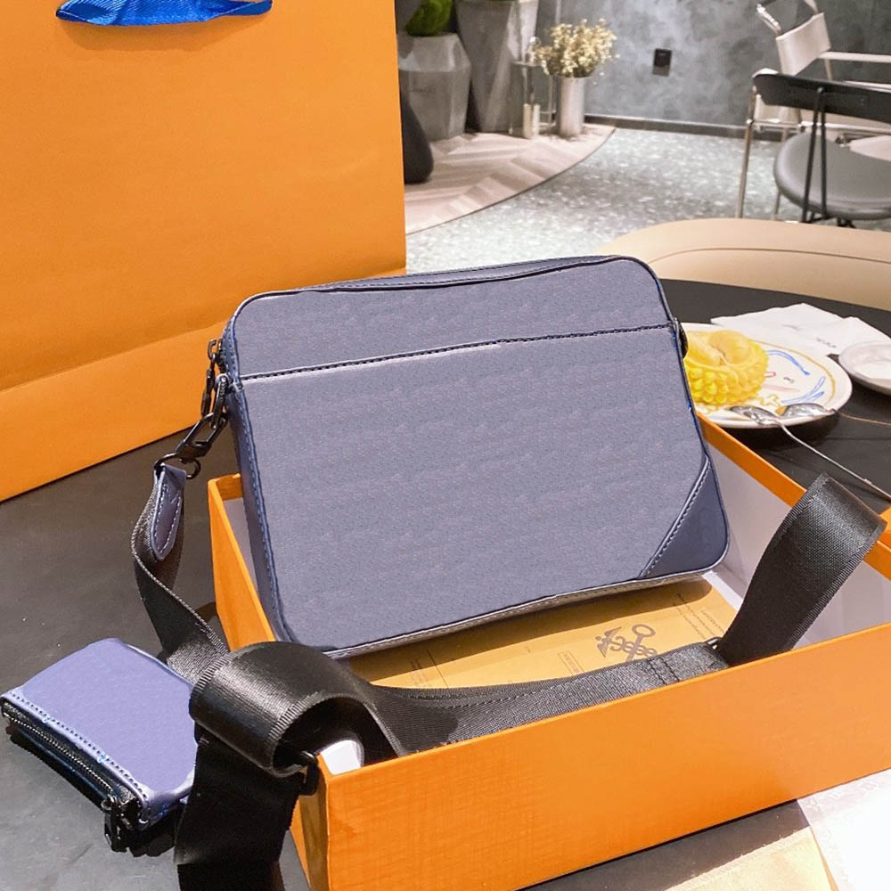 

Embossing Men Messenger bag Genuine Leather Tote Designer Handbag Shopping bags Shoulder wallets, Embossing wallet