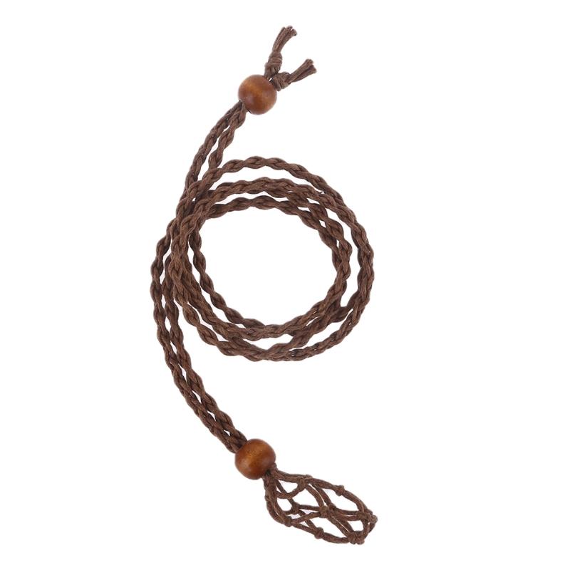 

Pendant Necklaces Necklace Cord Empty Stone Holder Rope Jewelry AXYD
