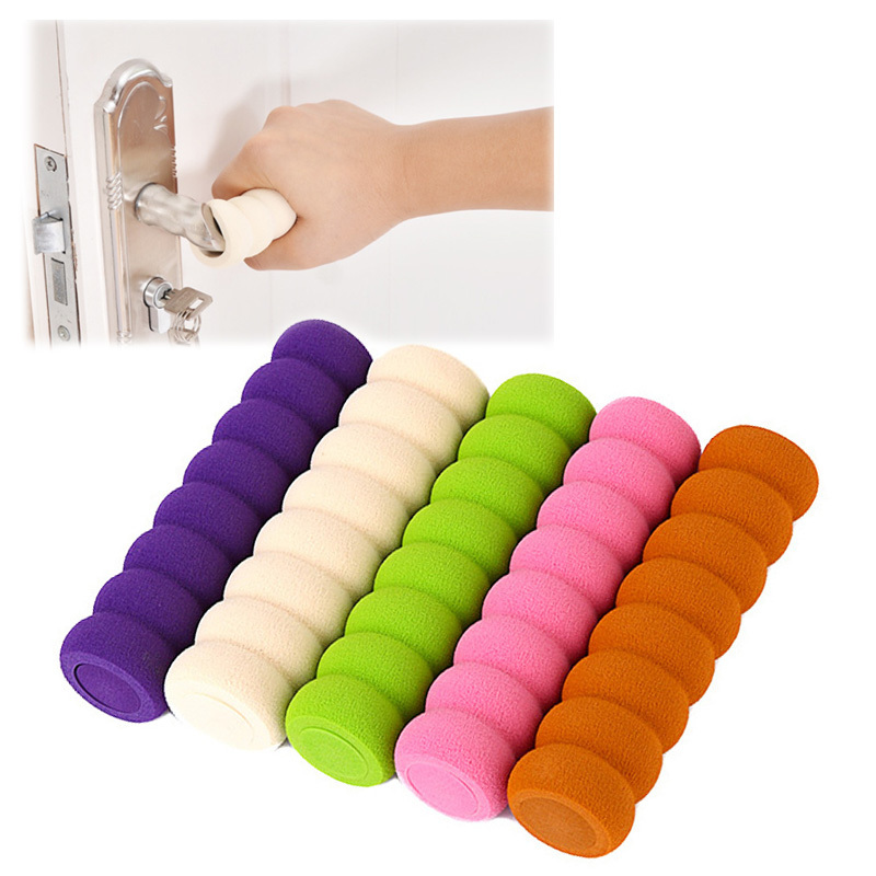 Baby Child Safety Supplies Door Handle pad Edge Corner Guards Anti Collision Spiral Protective Sleeve Cover Home accessories-image-690917990