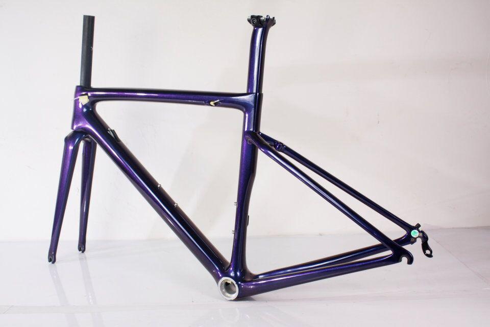 

Bike Frames 2021 Est Color Chameleon 6# Carbon Road Frame 44/49/52/54/56cm Telaio Bici Da Corsa Carbonio Weave UD 700C, 49mm