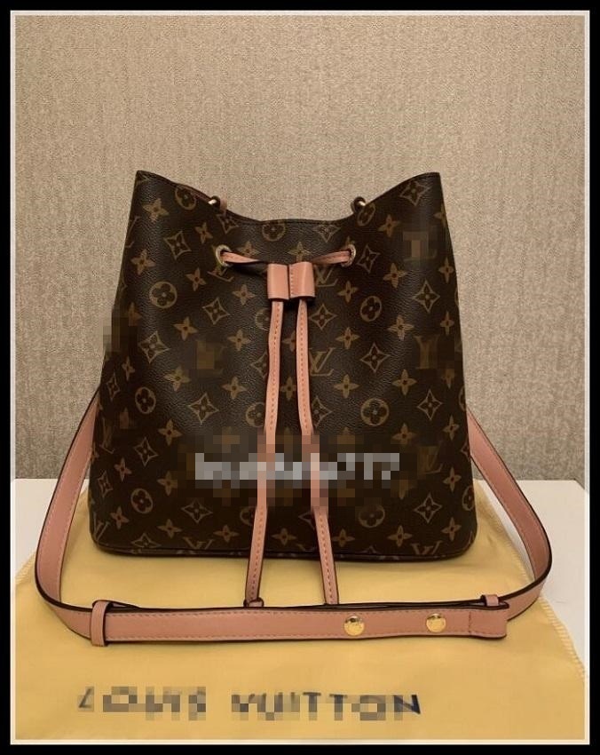 

Luxurys Designers NEONOE Bucket Shoulder Bags flower Handbags Leather Purses Women Tote Brand Letter Crossbody Bag GGLVLouisVittonYSLVUTTON, Black