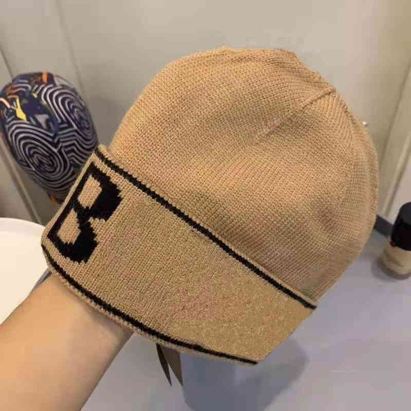 

Wholesale Beanies Luxur Skull Cap Beanie Winter Warm hat Knitted Wool Hats for Women Men gorro Bonnet Caps