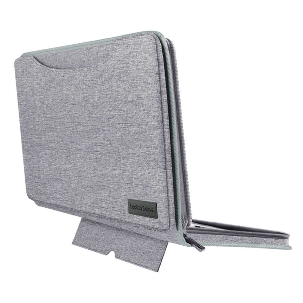 

Universal Laptop Bag 13 14 inch Notebook Bag Laptop Kickstand Computer Stand Bag Case Cover for Macbook for HP for Huawei 15.6 211018