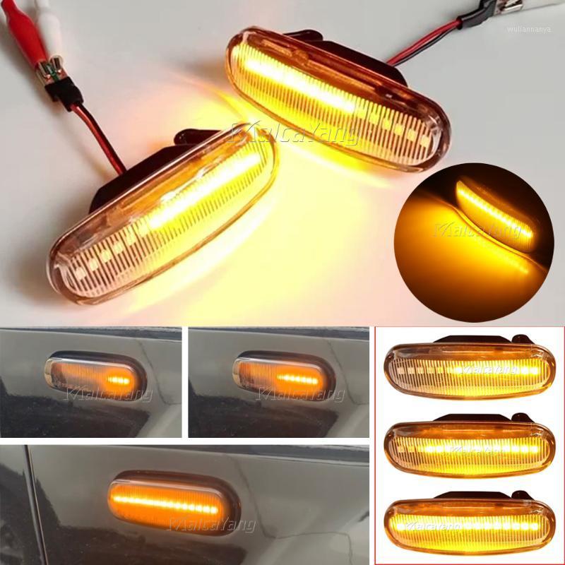 

Emergency Lights 2Pcs Dynamic LED Side Marker Light Turn Signal Lamp For Panda 169 Van Punto Evo 199 Doblo Fiorino 225 Qubo Stilo 192
