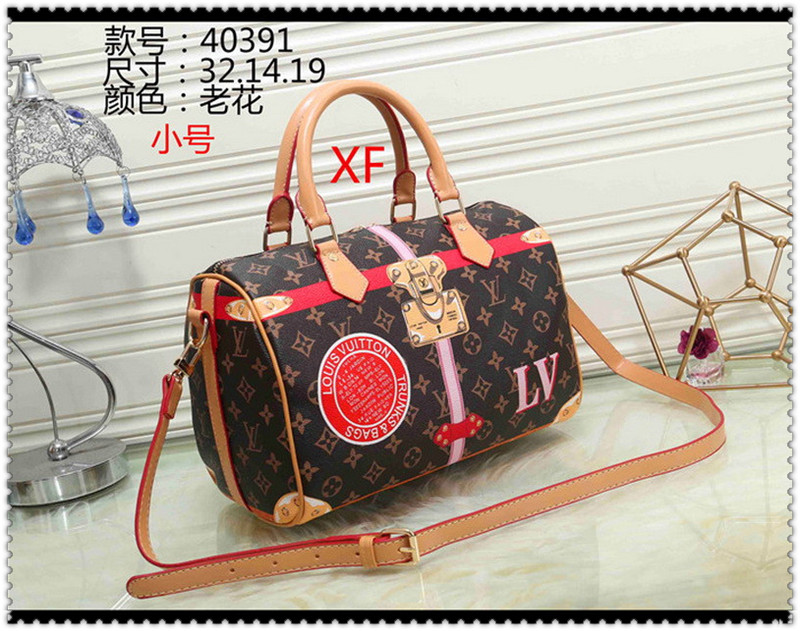 

LV Louis Fashion Crossbody Shoulder HandBag Women Purse Messenger Bags Wallet Tote Clutch Bag Vitton YSL 1-40391, Red;black