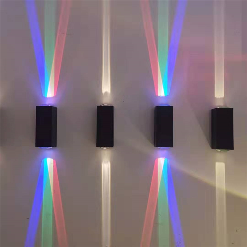 

Decorate Line beam Brushed Metal Up Down Wall Beamlight Aluminum Indoor Outdoor IP65 lighting Wall lamp B006-3