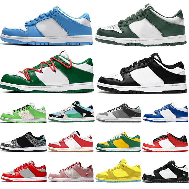 

2021 Mens Running Shoes Dunk Sports Sneakers For Man Women Coast University Blue Black White Pigeon Chunky Dunky Kentucky Low Trainers Dunks
