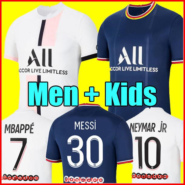 

Transfer Messi 30 SERGIO RAMOS Hakimi Parissoccer jersey 2021 2022 MARQUINHOS VERRATTI psG football shirmen kids kit shirts unif, Black;yellow