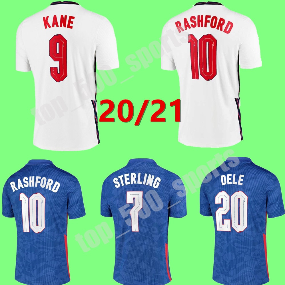 

2021 Men Kids Home Away National Team RASHFORD KANE Soccer Jersey 20 21 camisetas de fútbol STERLING SANCHO football shirts
