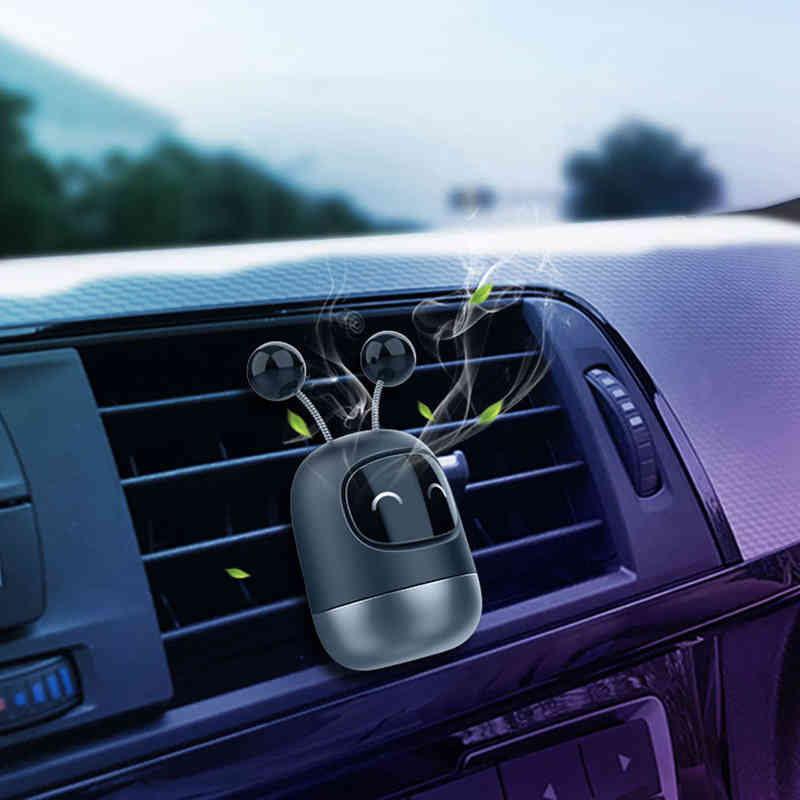 

Cute Robot Perfume Aromatherapy Solid for Car Vent Outlet Freshener Air Condition Clip Diffuser 2020