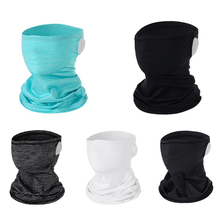 Summer outdoor ice silk hanging ear mask, men and women sunscreen riding hood-image-701138405