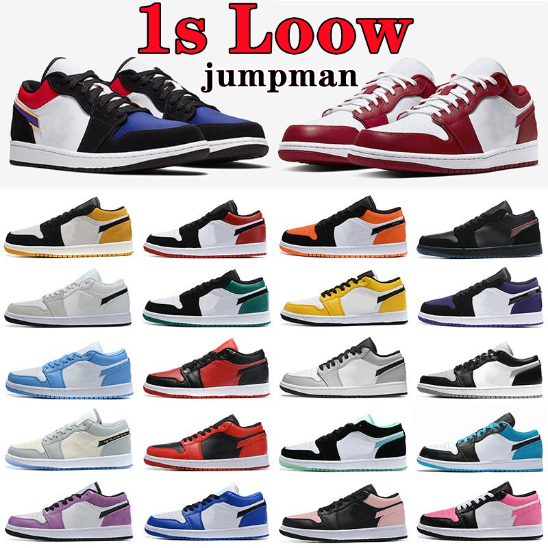 

Jumpman 1 low mens basketball shoes Travis scotts x fragment University Blue Gold Washed Denim Chicago Court Purple UNC 1s men women trainers sports sneakers