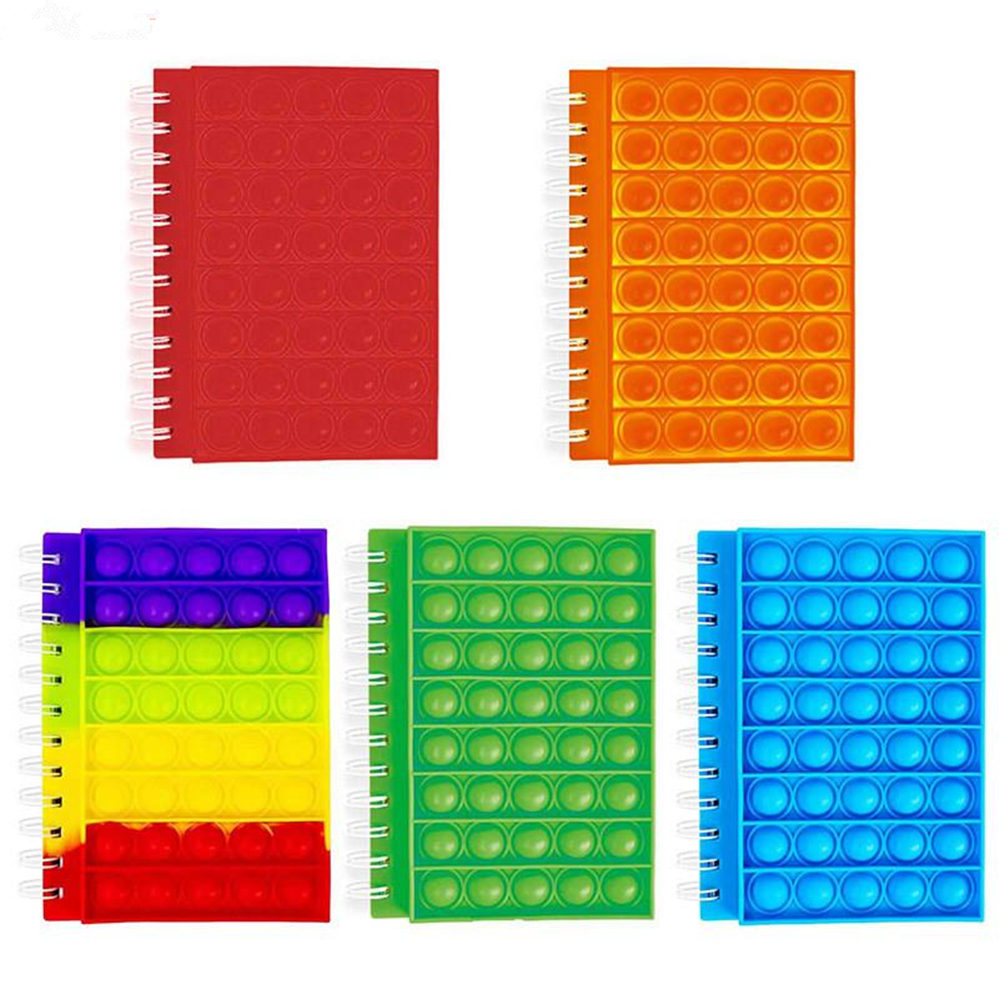 

US STOCK Notebook Squeeze Bubble Squishy Sensory Anti-stress Kids Children Adult Soft Toy Gifts Push Fidget Toys Antistress For To Amqqg