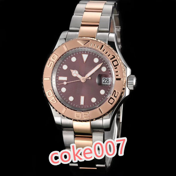 

BF Make New 116622 Y@cht M@ster Blue Dial Platinum Stainless Steel Automatic Fashion Men's Watch Wristwatch, Black