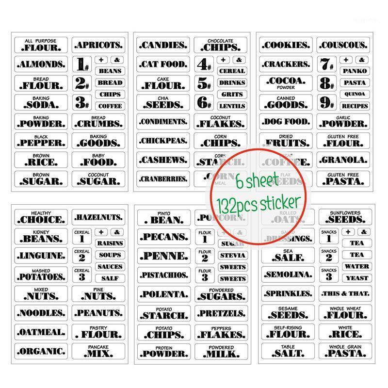 

Gift Wrap Farmhouse Pantry Labels 6 Sheets Transparent Waterproof Stickers Food Jar For Organization Lpfk Stamping