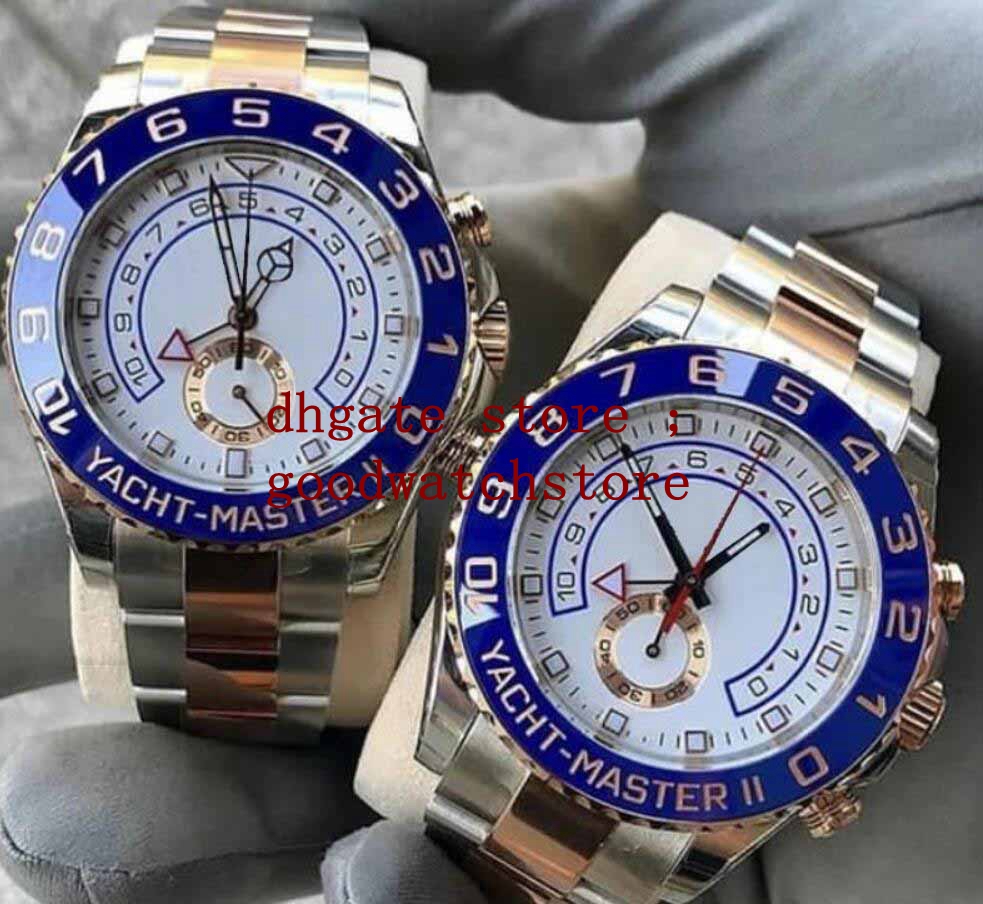 

7 style Racing Men Wristwatches qualit 44mm Blue Ceramic Dial Stainless Calendar 2813 movement Steel Automatic Mechanical Mens Watch watches