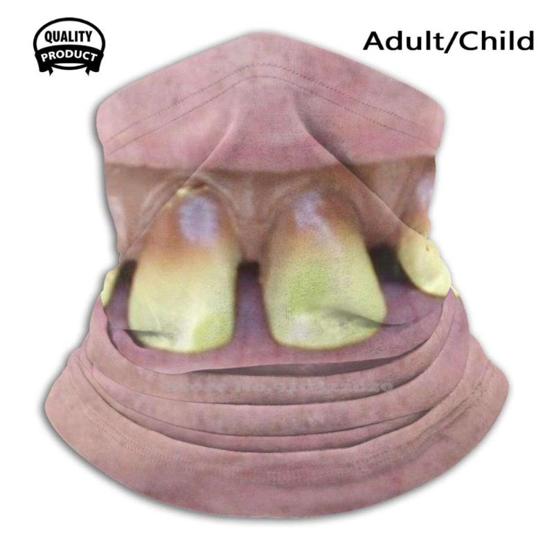 

Scarves Funny Teeth Face Outdoor Soft Warm Sport Scarf Smile Redneck Missing