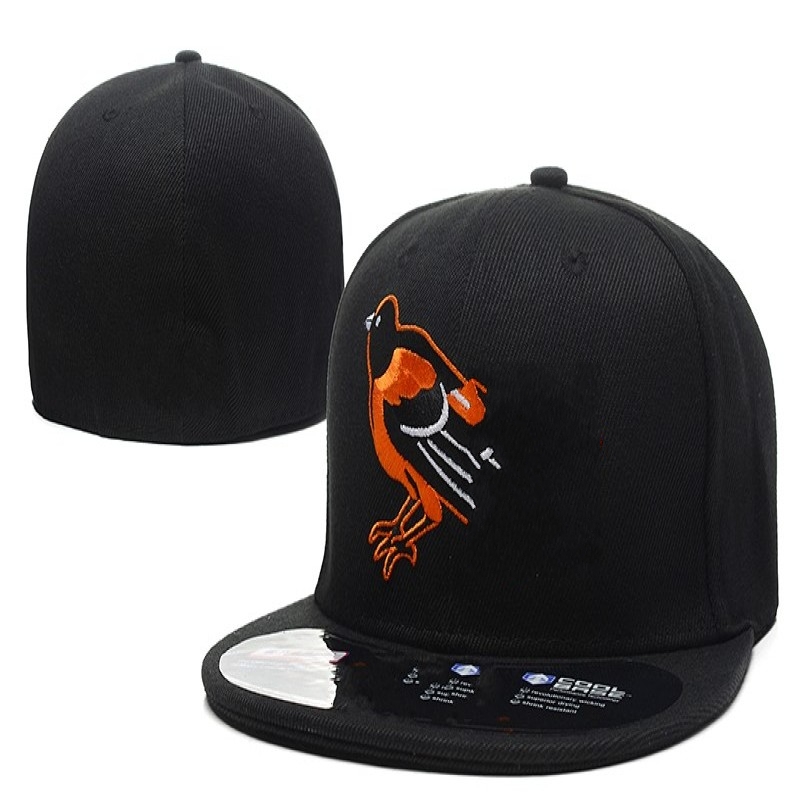 

Mens fitted cap Orioles Baseball hat Embroidered Team logo Full Closed Caps Out Door Fashion Bones Unisex