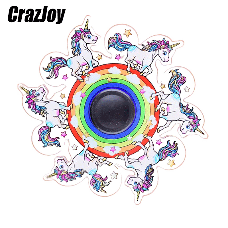 

New Running Animation Antistress Hand Fidget Spinning Gyro toys Spinner Trend Relief Adult Children Fingertip for kid Toys