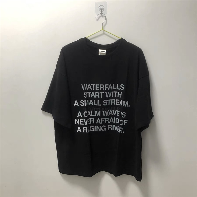 

T-shirt Men Women 1 High Quality Oversized Top Tee T Shirt, Black