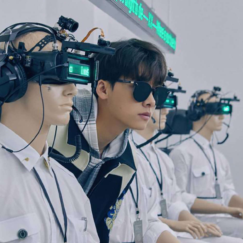 

New cat's eye Li Yifeng Qi Wei sunglass eastmoon V polarized Classic Sunglass straight