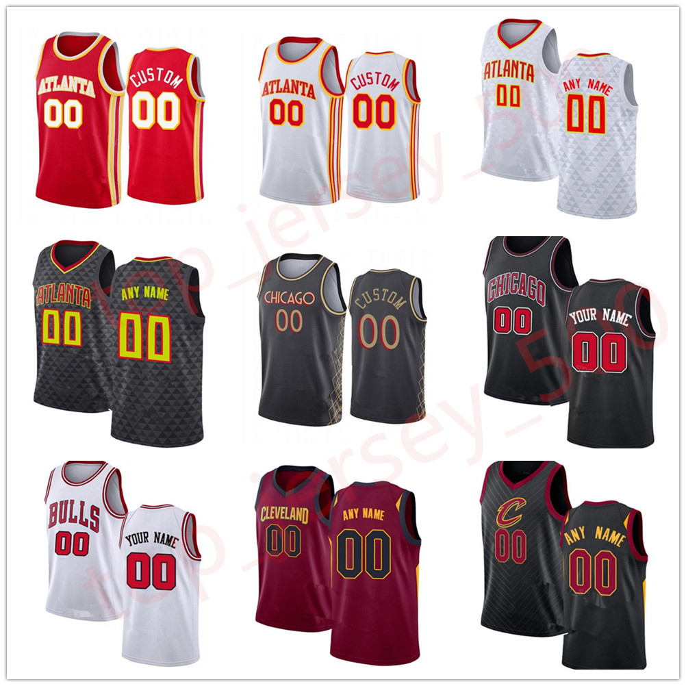 

2021 Draft Pick 17 Onyeka Okongwu Jersey 9 Patrick Williams 35 Isaac Okoro New City Classic Basketball Edition Men White Red Black Custom, As shown in illustration