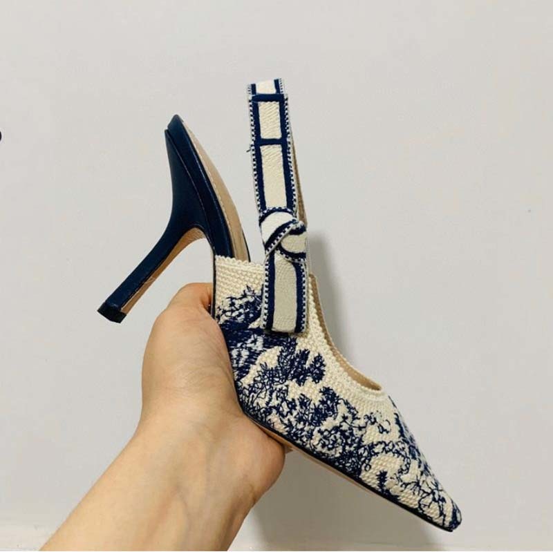 

2021 Sell Well Fashion Women Sandals Summer Sexy Denim Stiletto Heel sandals women Fashion shoes Flats Shoes shoe10 07, #1