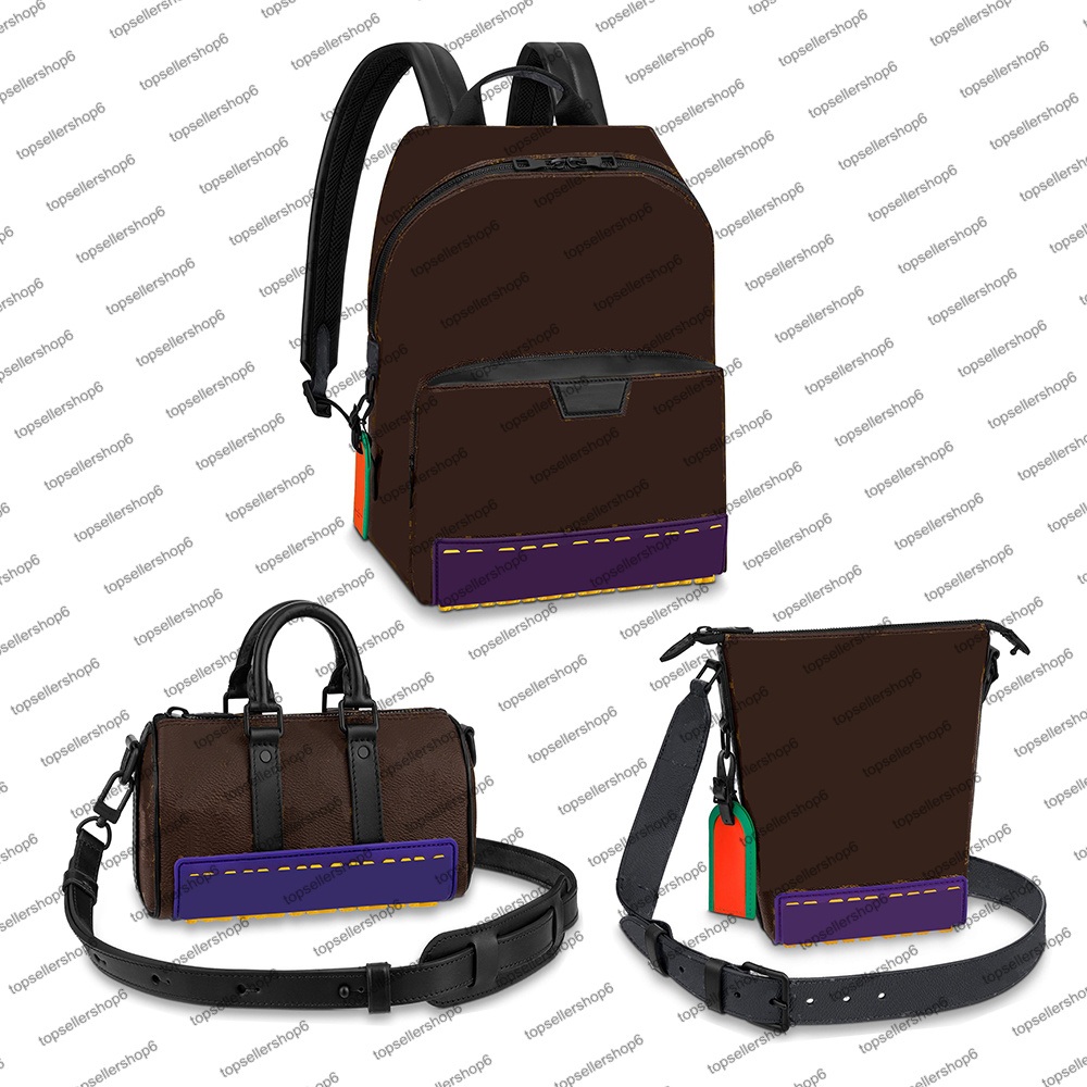 

M57965 DISCOVERY Men BACKPACK Designer bag CRUISER MESSENGER canvas genuine Cowhide leather 3D colorful latex satchel purse shoulderbag XS handbag crossbody, Invoice/no pay
