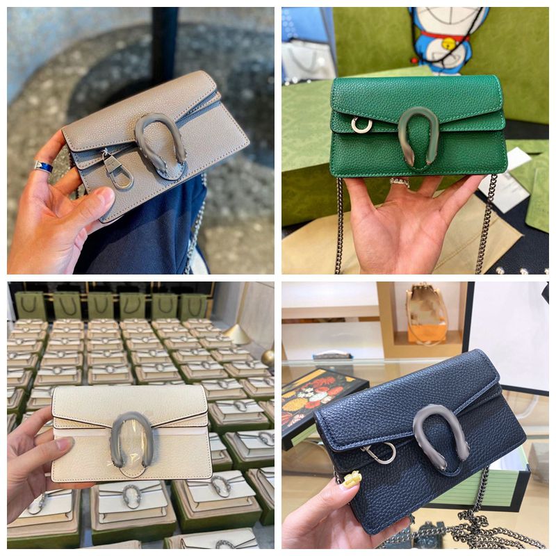 

Luxury fashion brand handbag ladies shoulder bag 2021 chain designer high quality brown leather messenger belt box wholesale and retail