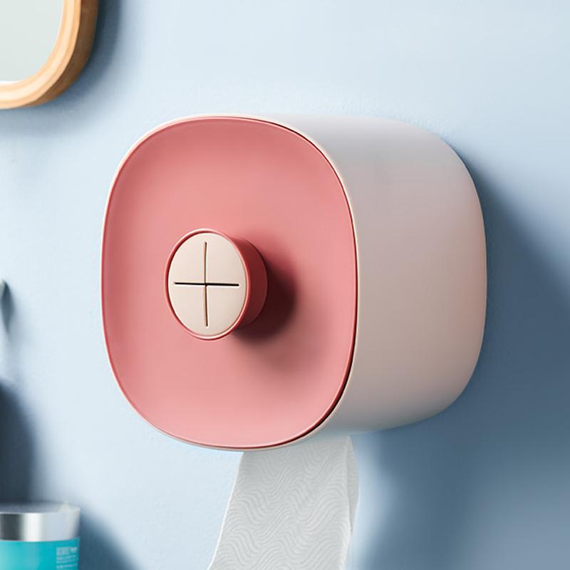 

Toilet Paper Holders Wall Mounted Holder Waterproof Tissue Face Towel Storage Boxes Home Box Bathroom Accessories