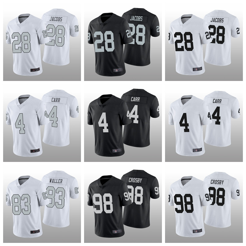 

28 Josh Jacobs 83 Darren Waller Football Jersey Derek Carr Henry Ruggs III Maxx Crosby Las Vegas Men Raider Howie Long Carl Nassib Bo Jackson 70 Alex Leatherwood