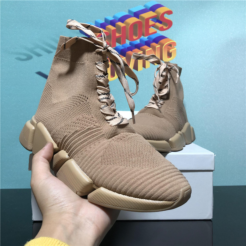

Top Quality Fashion Luxury Designers Casual Shoes Pairs Balenciaga Speed Triple S Trainer Mens Women Triples Black Outdoor Platform Socks Sneakers With Box, Gifts