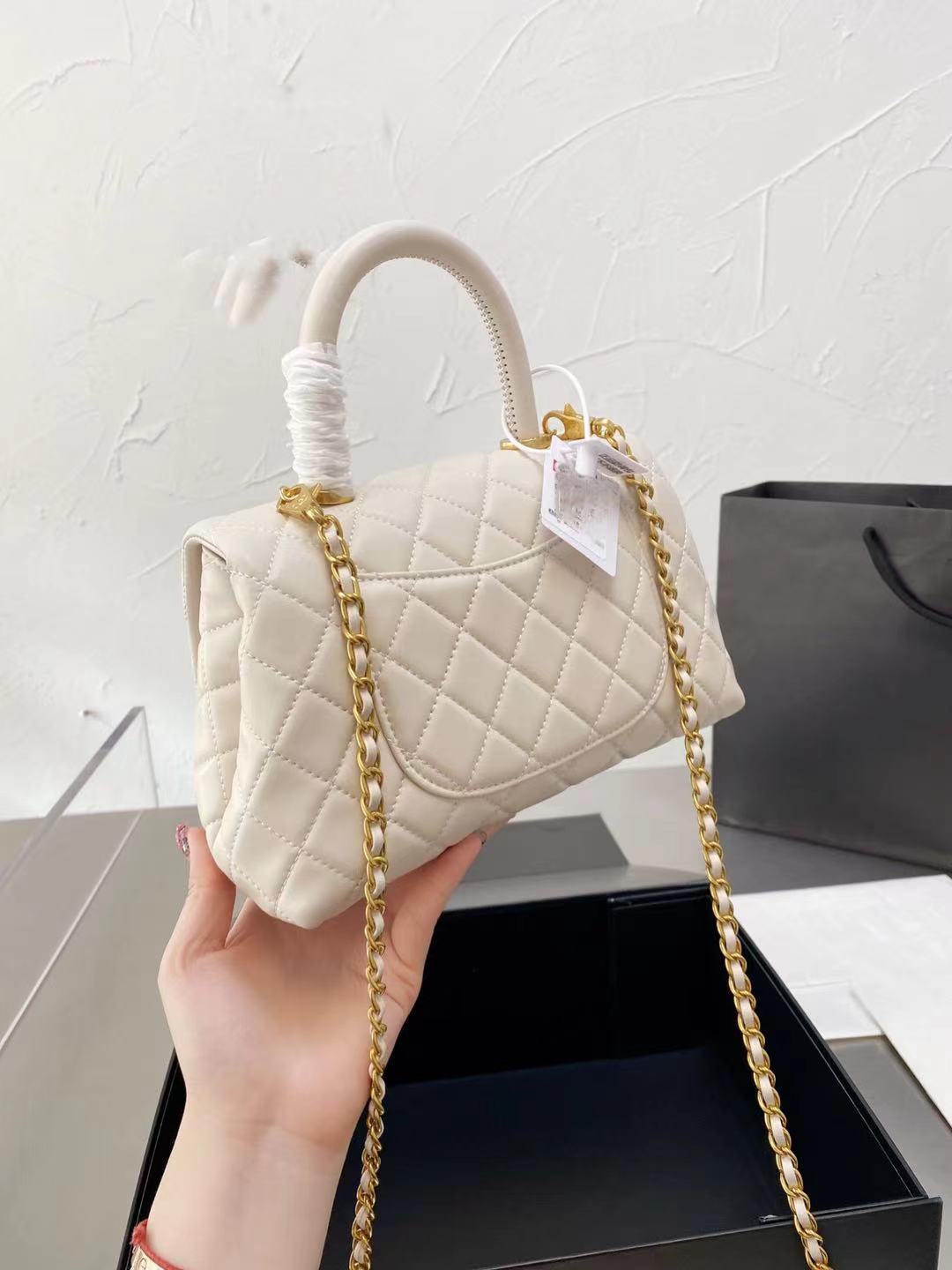 

2021 High-end brand shoulder bags metal logo handbags lady handbag leather messenger bag chain fashion wallet, For shipping