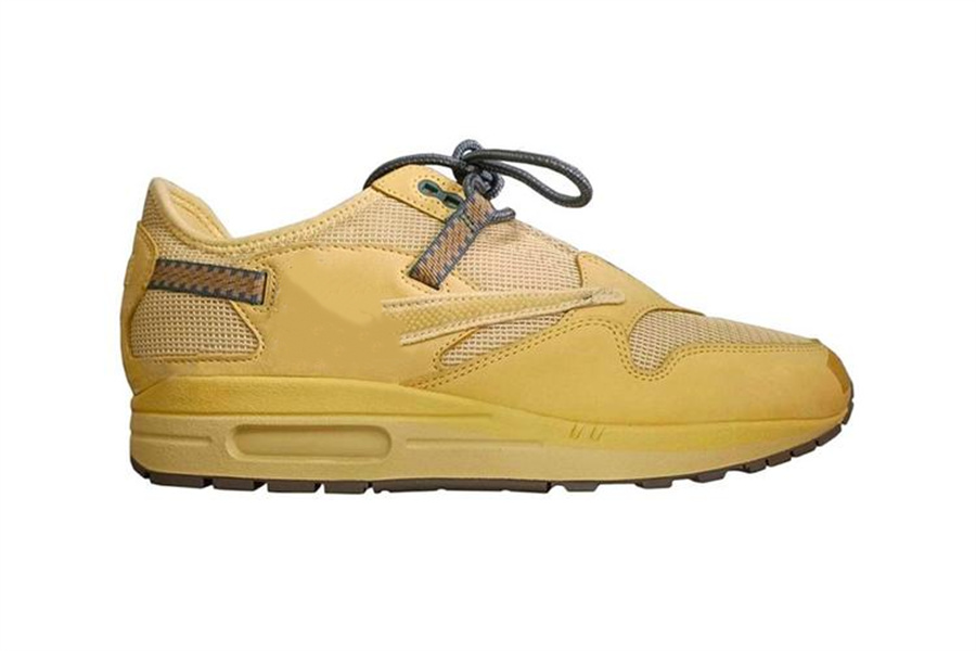 

2021 Release Travis Scotts x 1 Cactus Jack Wheat Running Shoes Mens Lemon Drop-Baroque Brown-Chile Red Sports Sneakers With Original Shoebox Size EU36-46