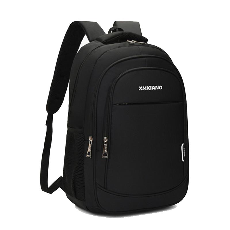 

Backpack Large Capacity Men Black Oxford Casual Men's Student School Bag For Teenagers