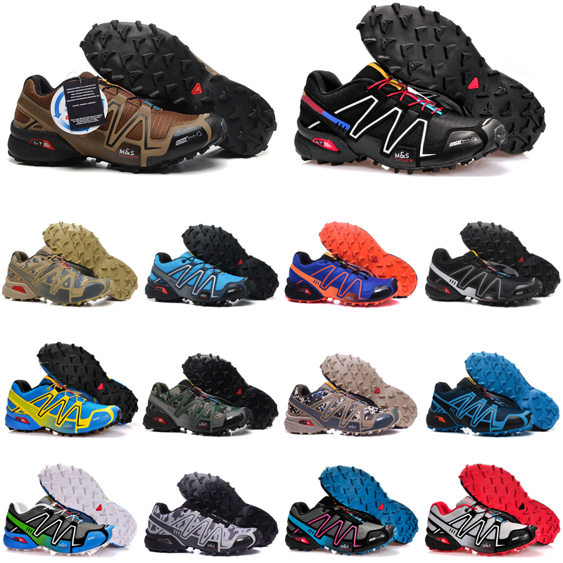 

hotsale speed cross 3 outdoor mens running shoes SpeedCross runner Jogging III Black Green White Orange Men Trainers Sports Sneakers chaussures zapatos, Color #25