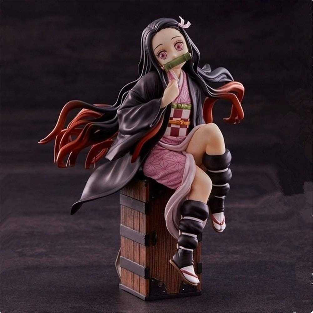 

New 15 cm Kimetsu no Yaiba Nezuko Tanjirou Figure Zenitsu PVC Action Figure Anime Demon Slayer Figurine Toys PVC Model Toys H0818