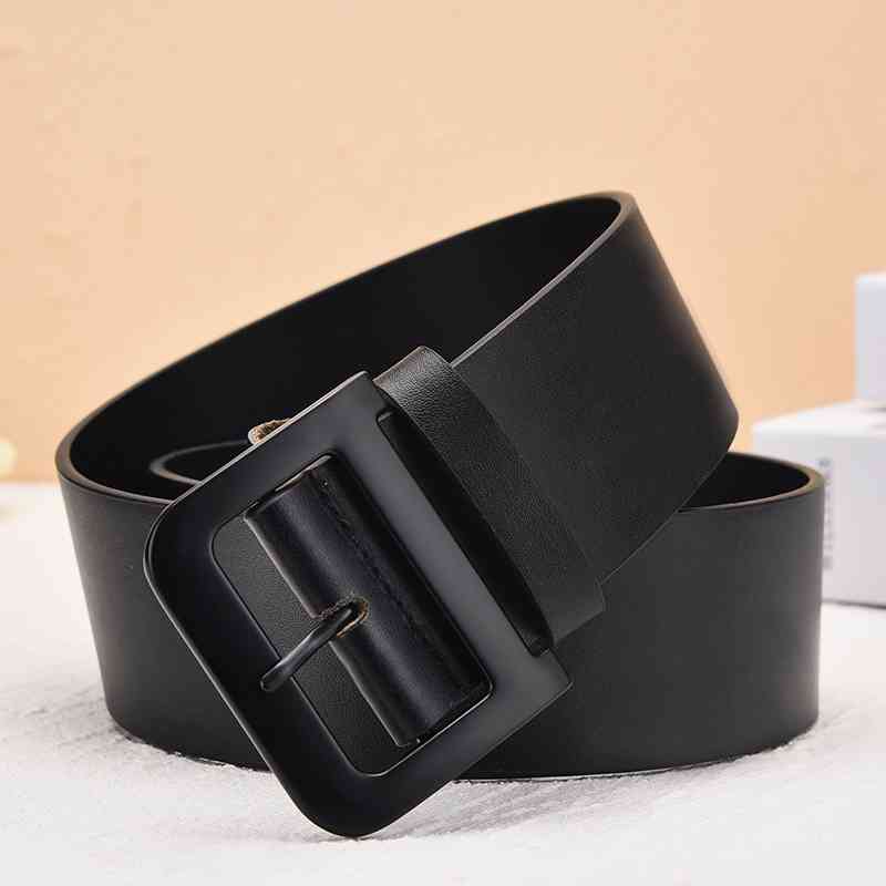 

Designer belts 2023 Ooluolan women's fashion belt the large belt made leather retro style with exquisite met