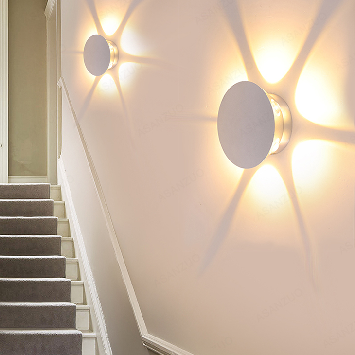 

Surface Mounted 6W 8W LED Wall Light Round style indoor Wall Lamp For corridor bedroom living room